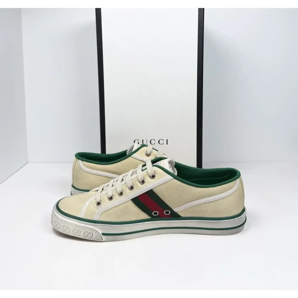 Size 8G/8.5US - Gucci Tennis 1977 Distressed NEW